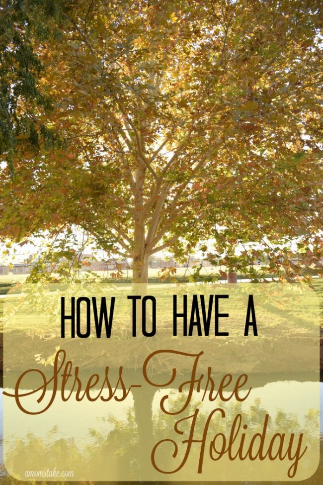 How to Have a Stress-Free Holiday Stress Free Holiday