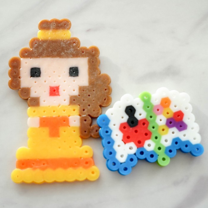 perler bead belle and magic book patterns