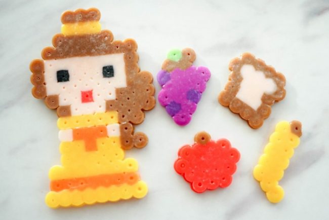 Belle perler bead pattern and play food