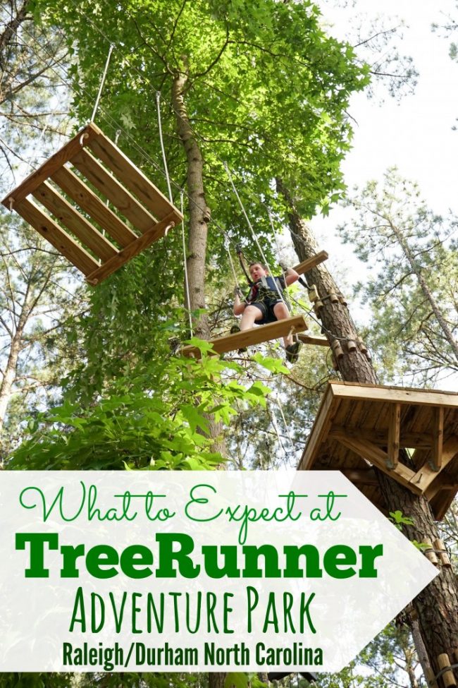 Family Summer Bucket List: TreeRunner Adventure Park What to Expect at TreeRunner Adventure Park Raleigh
