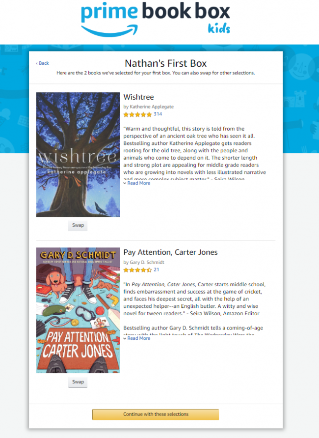 8 Ways To Get Kids Excited About Reading with Amazon's Prime Book Box amazon prime books 2