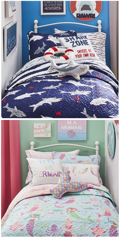 Our Favorite Finds for the New School Year shark bedding 1