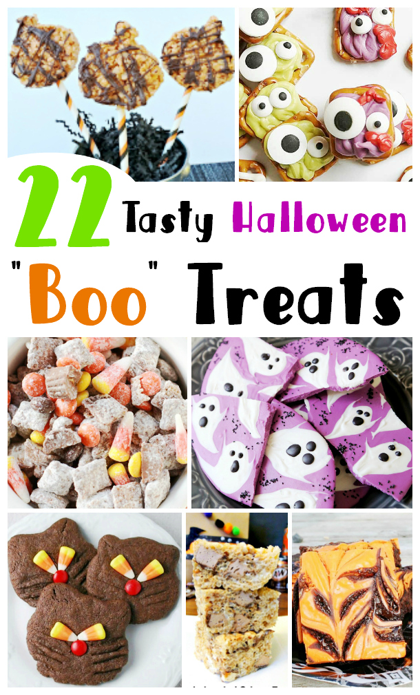 22 Tasty Halloween Treats to "Boo" Your Friends! bootreats title