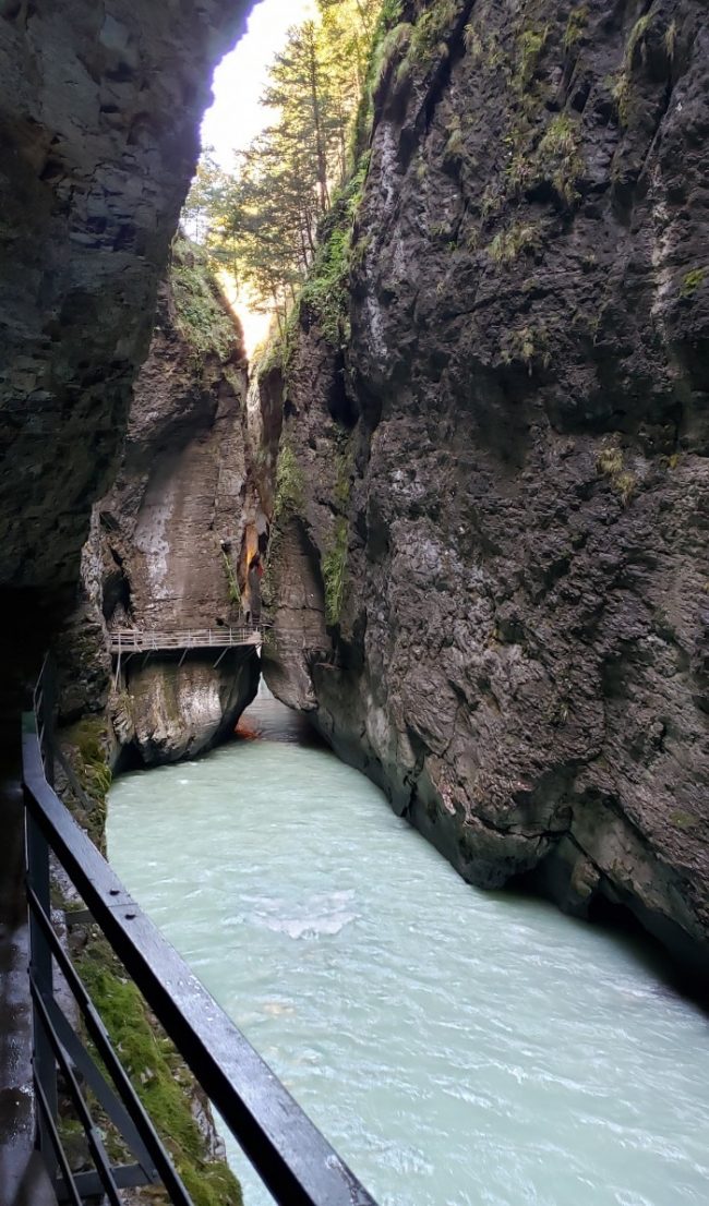 What to do in Switzerland: A 3 Day Switzerland Itinerary aare gorge looking back