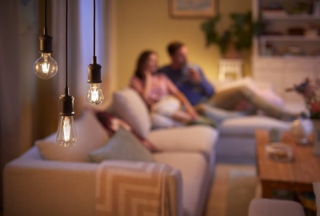 Top Mother's Day Gift Ideas US Philips Smart WiFi LED WiZ Connected Lifestyle with clear filament