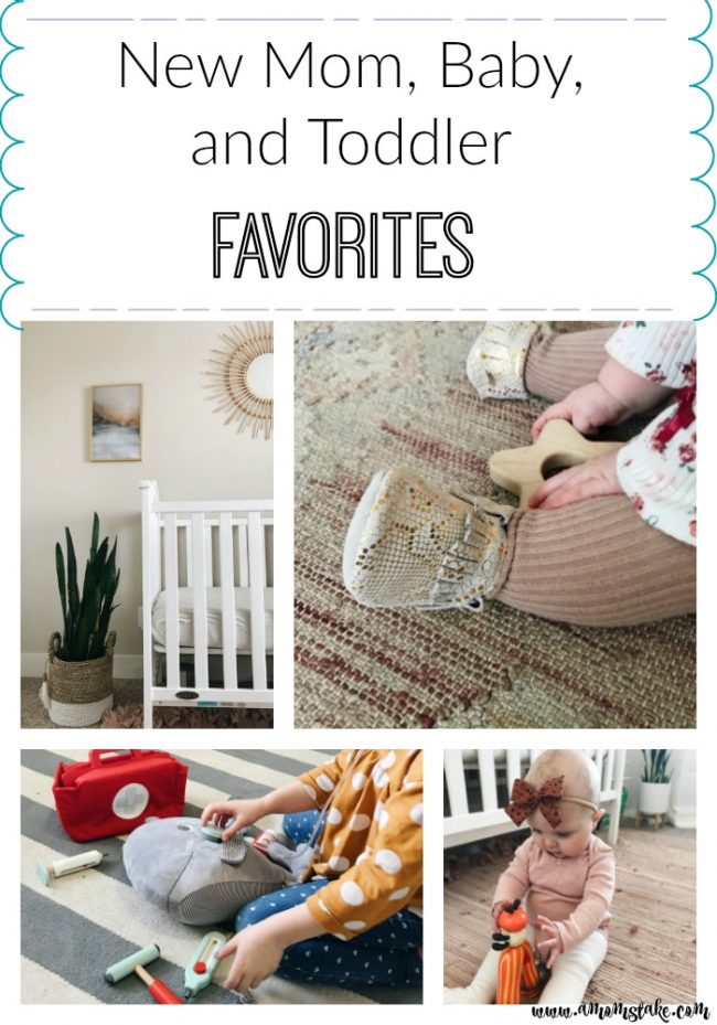 New Mom, Baby, and Toddler Favorites favorites collage