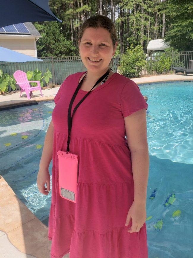Pool Day Packing List & Tips calicase lanyard