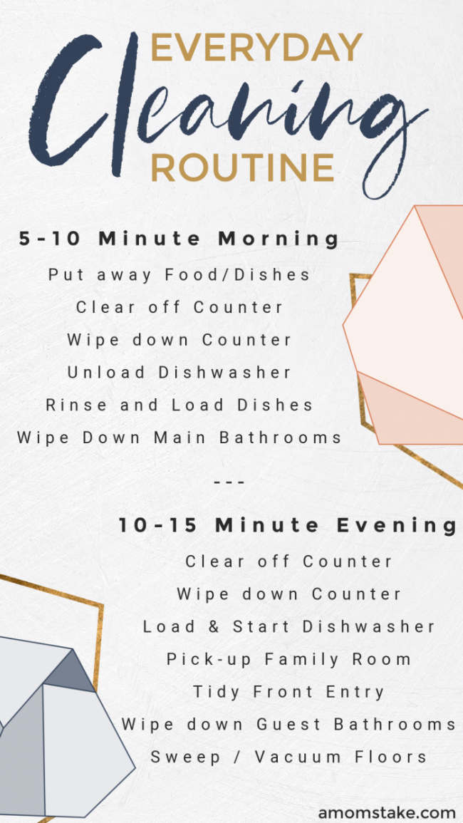 Easy Everyday Cleaning Routine in 15-Minutes! Everyday Cleaning