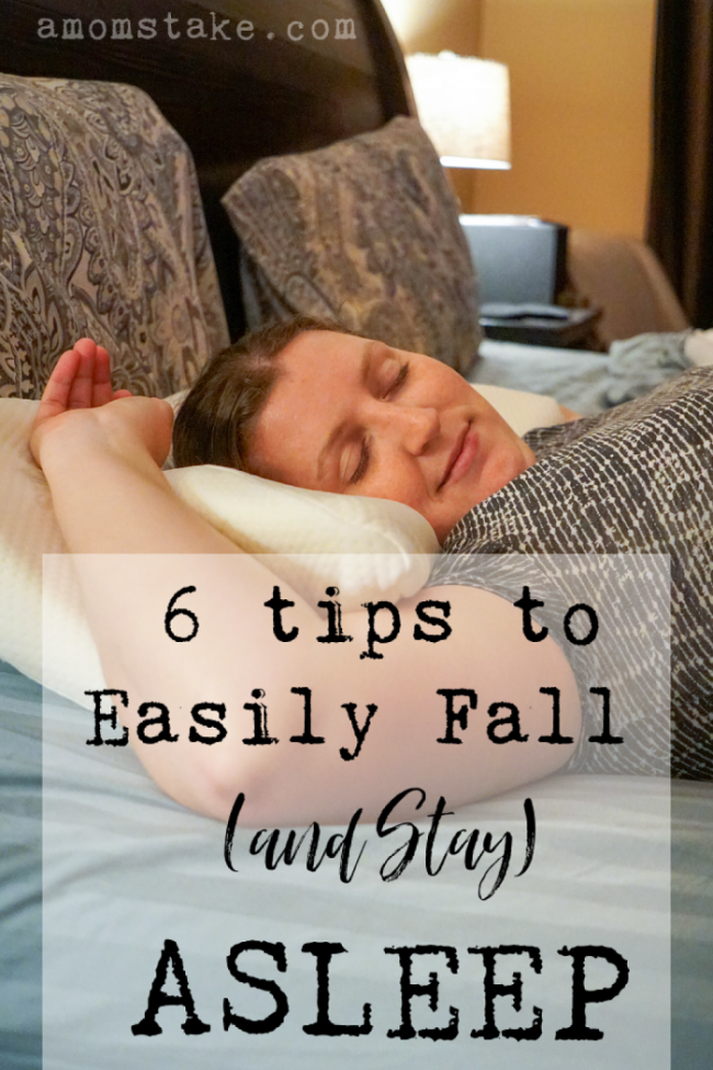 How to Fall & Stay Asleep Easily tips fall and stay asleep