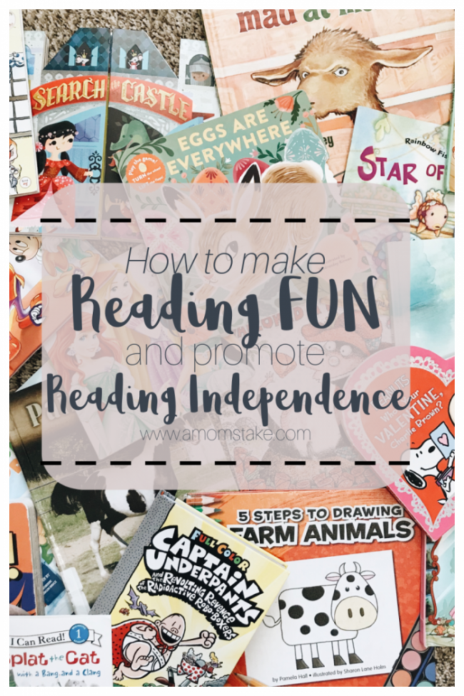 How to Make Reading Fun & Promote Reading Independence Collage