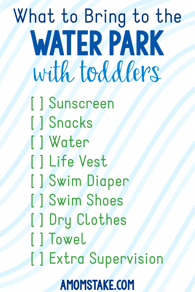 What to Bring to a Water Park with Toddlers & Still Enjoy It! 4 what to bring to the water park with toddlers packing checklist