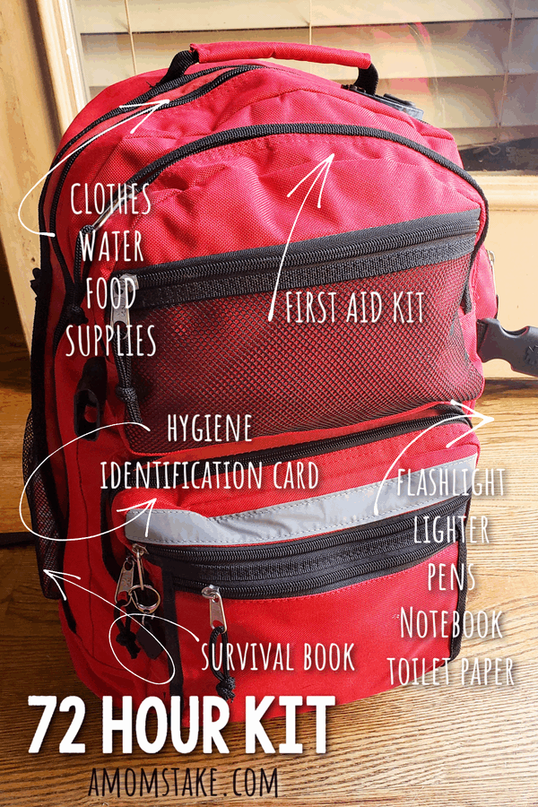72 Hour Kit Ultimate checklist guide - emergency preparedness