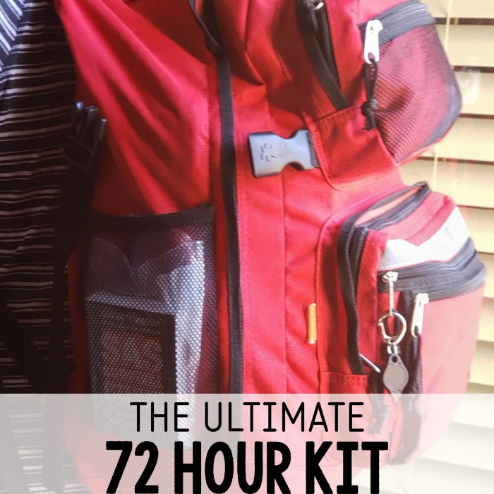 72 Hour Kits: The Complete Bug Out Bag List