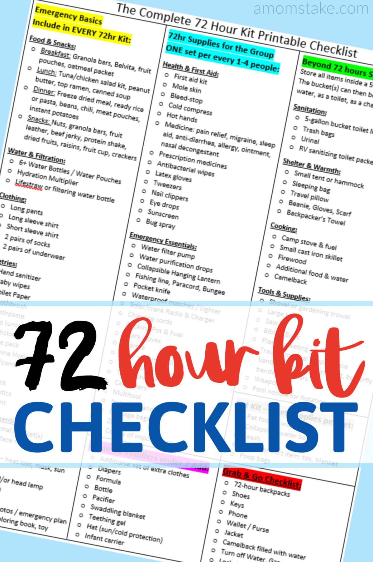 Get Home Bag List – 36 Practical Items For 2024