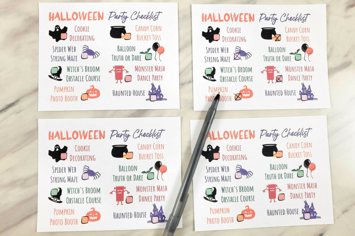 21 Halloween Party Game Ideas & Printable Checklist Halloween Party Ideas 20221015 141838