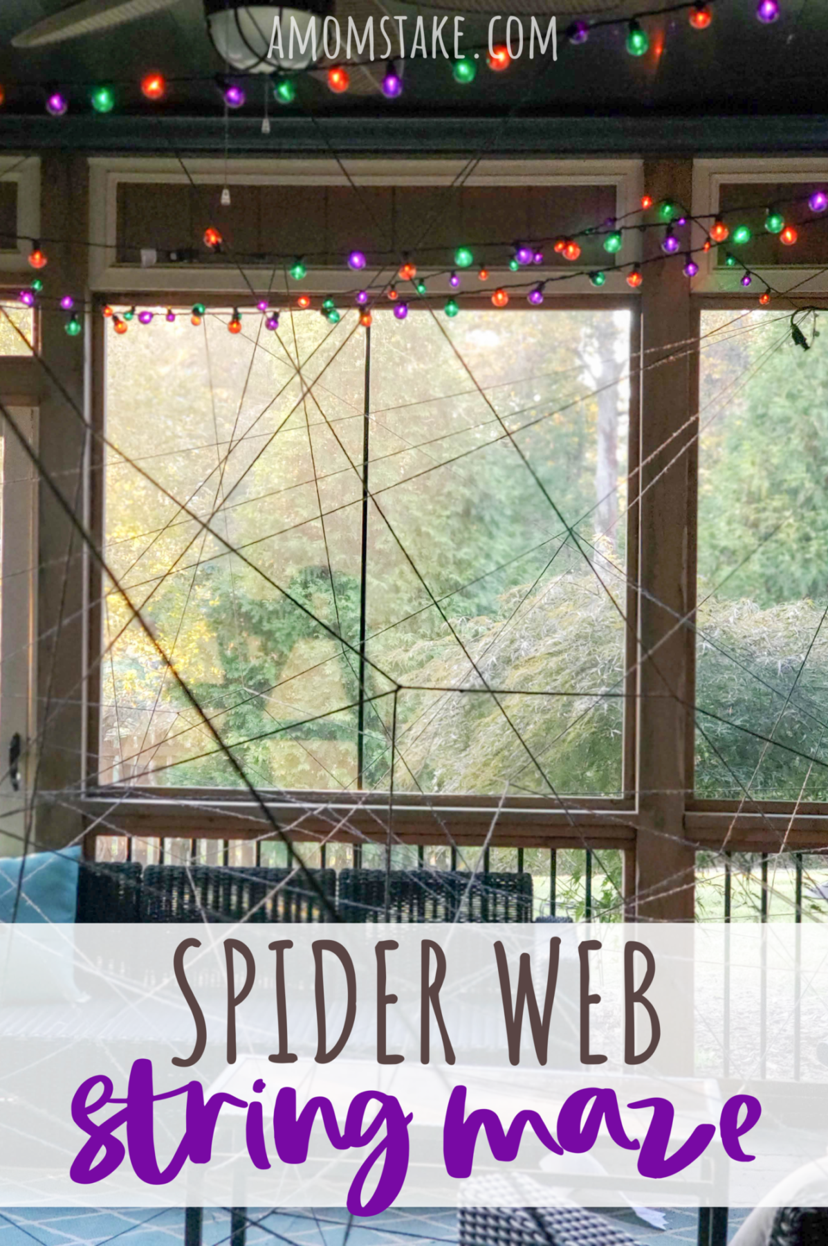 Spider web maze Halloween activity for kids! See all 21 Halloween Party Game Ideas and party checklist printable. Get inspired by all these fun kid-friendly Halloween Activities and games for a variety of ages. Fun themed Halloween games for the whole family.