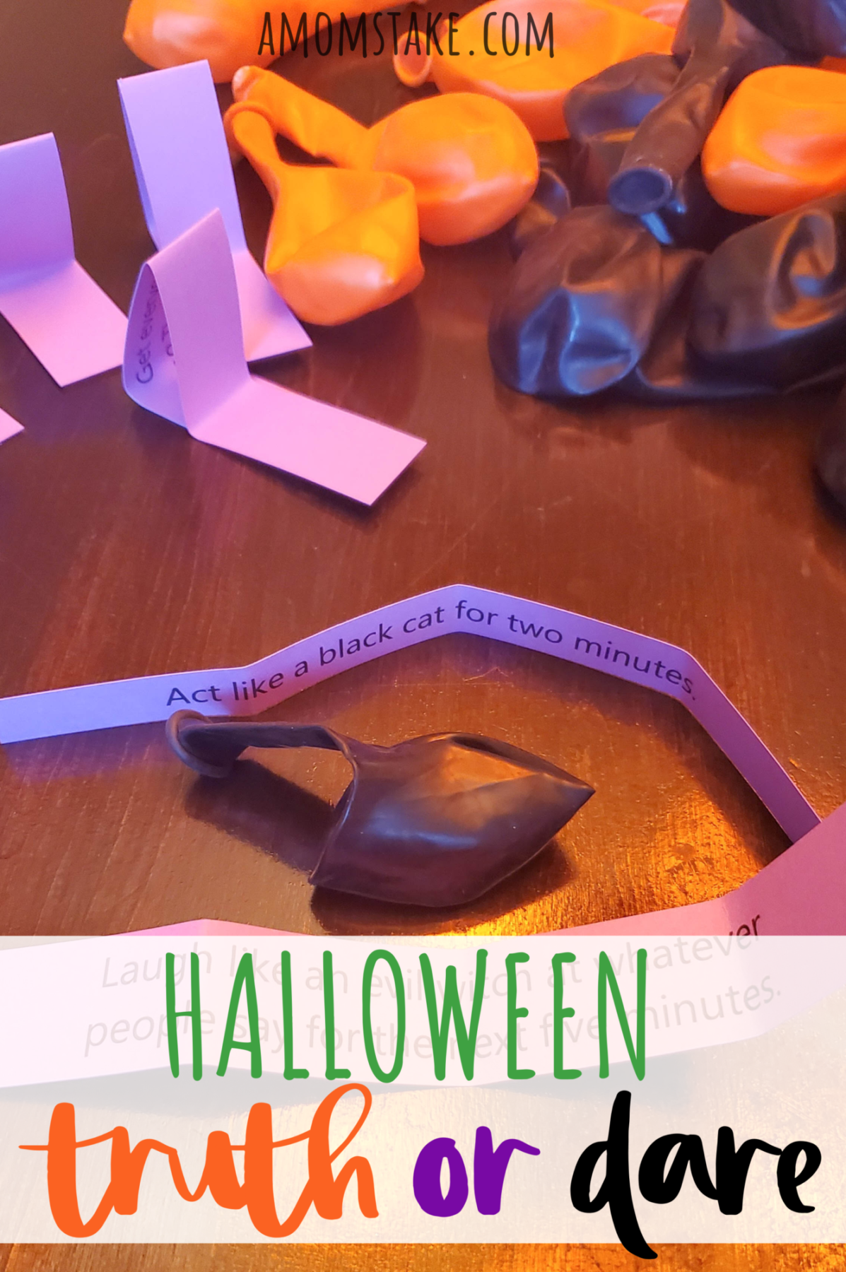 Halloween truth or dare balloon game. See all 21 Halloween Party Game Ideas and party checklist printable. Get inspired by all these fun kid-friendly Halloween Activities and games for a variety of ages. Fun themed Halloween games for the whole family.