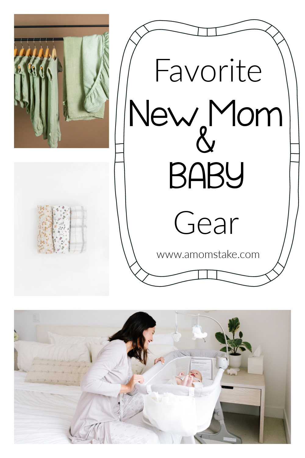Favorite New Mom and Baby Gear Pinterest Pin
