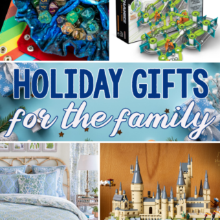 Holiday Gift Ideas for the whole family including gifts for kids, gifts for teens, and gifts for adults with presents they will love all year long.