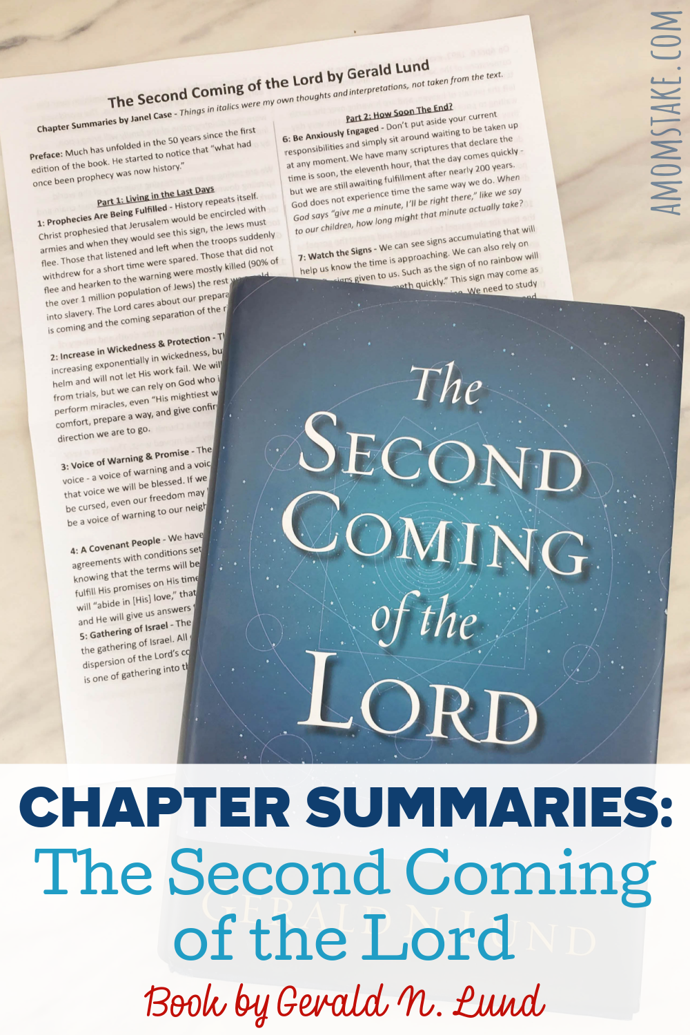 Book Summary The Second Coming of the Lord - A chapter-by-chapter breakdown and quick summary of each concept. This is a great LDS book about the Second Coming of Jesus Christ and what to watch for and why we have a need to prepare and to watch for the signs of His coming.