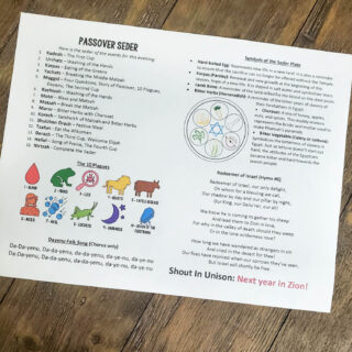 LDS Passover Seder Script (Haggadah) comprehensive program simply assign the parts to different participants and prepare the Seder plate! A meaningful and sensory rich Easter experience for LDS families and youth groups.