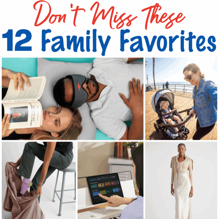 Today, I've gathered all my favorite recent finds into this guide with 12 of our family favorites you don't want to miss! You'll find all of our favorite picks for our family, home, fashion, and travel to help you and your family through your adventures this summer and into the holidays and beyond.